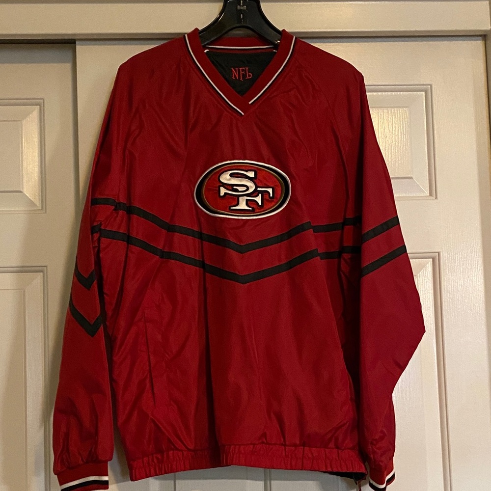 NEW Vintage 49ers Pullover Windbreaker - Picture 1 of 6